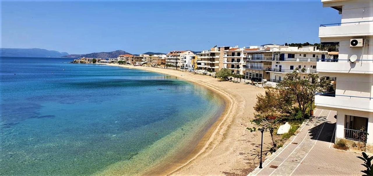 Nea Styra Seafront Apartment With Stunning View Exteriör bild